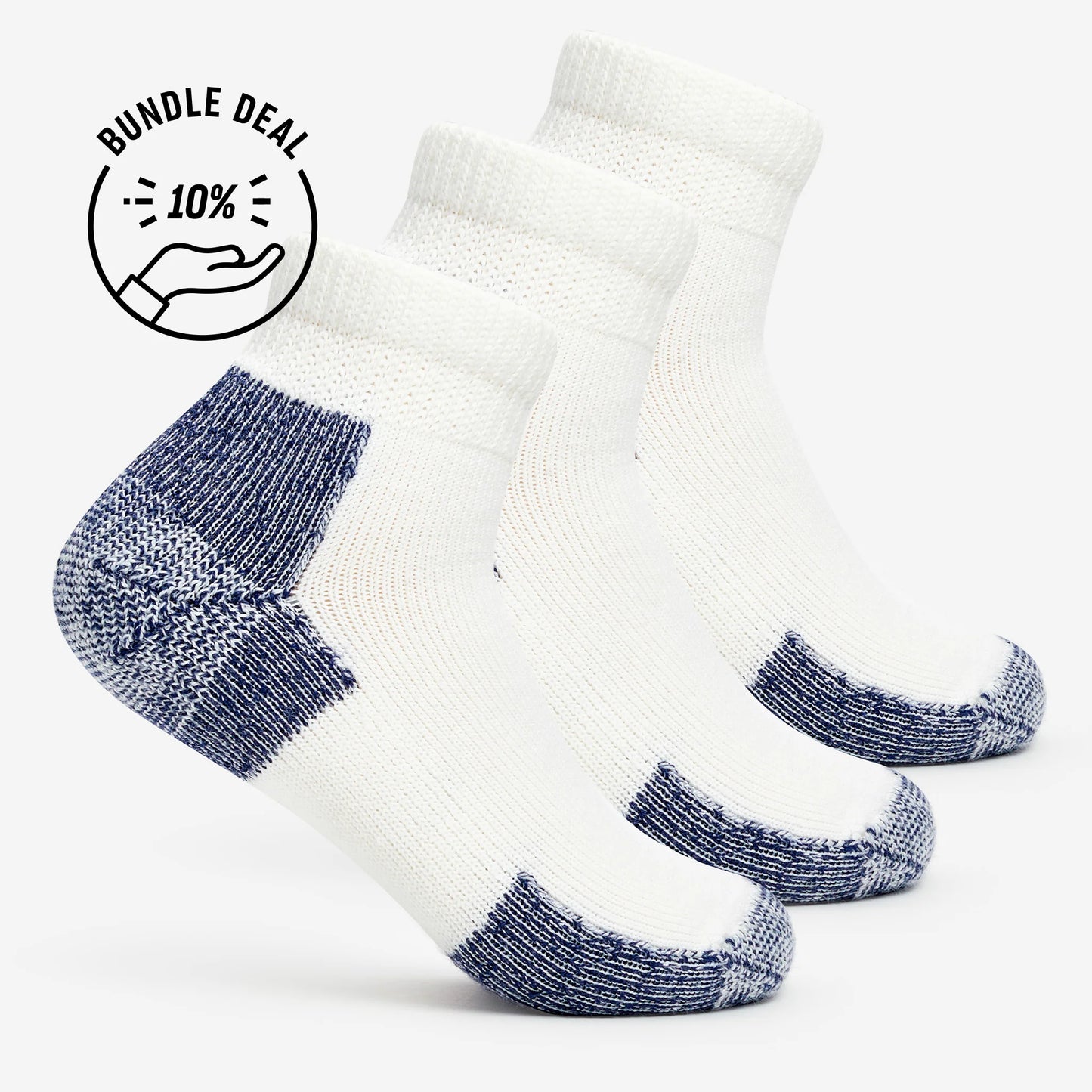 Maximum Cushion Ankle Running Socks (3 Pairs) | JMX