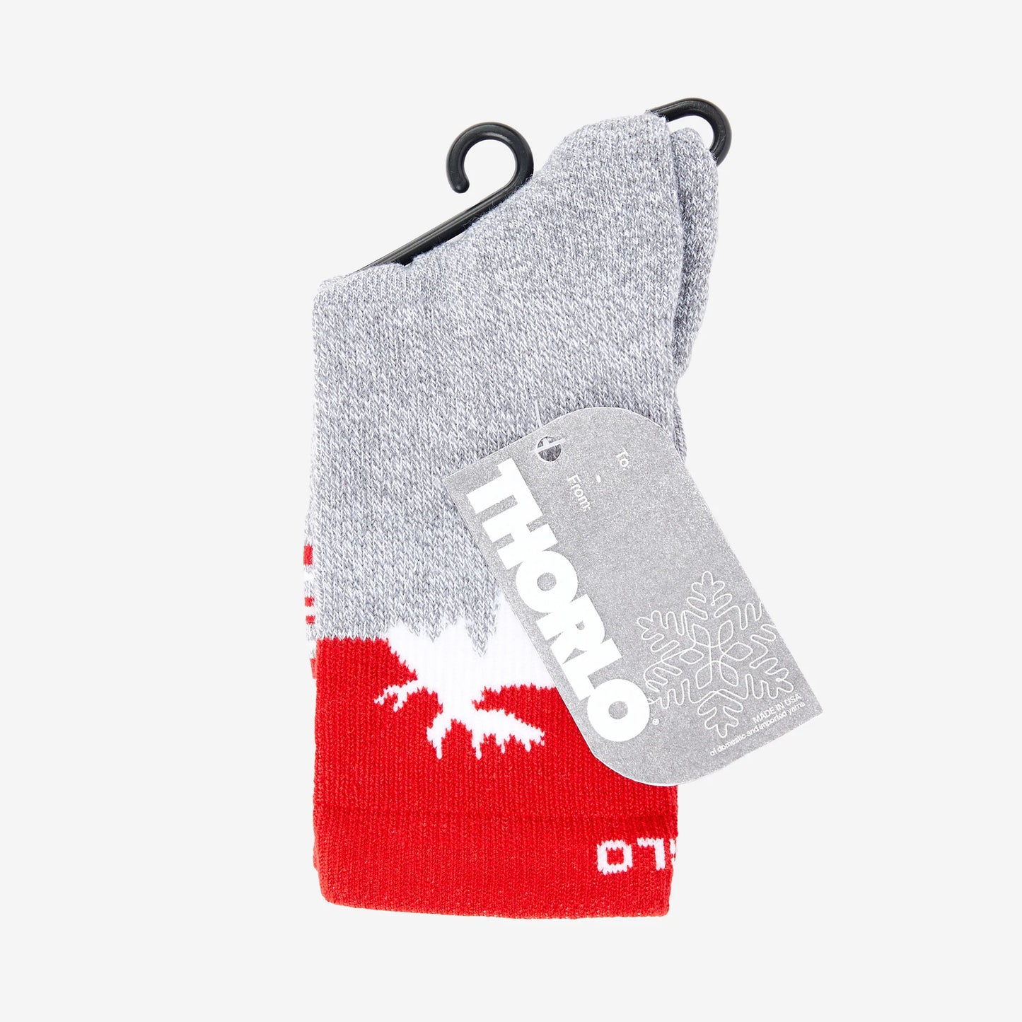 Light Cushion Mid Crew Holiday Socks | THH024