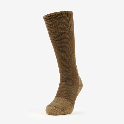 Maximum Cushion Over-Calf Extreme Cold Socks | EXCOU | 60% Worsted Wool & 100% Wool Toe
