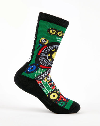 Las Vegas Limited Edition Men's Pickleball Light Cushion Crew Socks